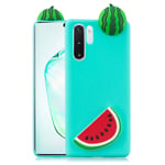 Samsung Cute 3D Galax Note 10 Pro kuoret - Vesimeloni Tummansininen