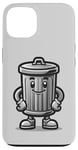 iPhone 13 Garbage Trash Can Cartoon Character Design Case