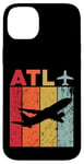 Coque pour iPhone 14 Plus ATL Aéroport Hartsfield Jackson d'Atlanta