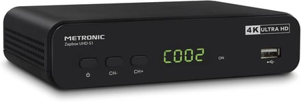 441701 Décodeur Tnt 4K Ultra Hd Uhd-S1 Avec Port Usb