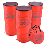 GoSports XTRAMAN Blocker Lot de 3 défenseurs Pop-up – Simulez en Toute sécurité Les défenseurs pour Tous Les Principaux Sports – Basketball, Football, Football et Plus Encore, Noir