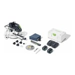 Festool Scie à onglets radiale sans fil KSC 60 EB 5,0 I-Plus KAPEX