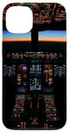 Coque pour iPhone 13 Avion Cockpit Vol Esthétique Night Instruments Pilote