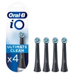 Oral B iO Brush Heads Replacement Ultimate Clean Black Genuine Sealed Pack of 4