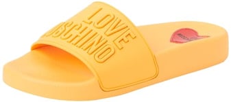 Love Moschino Femme Ja28052g0ii15456 Sabotd.Pool25 PVC Abricot, Orange, 40 EU