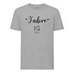 T-Shirt Homme Col Rond J'adore 85 Vendee Departement France Region