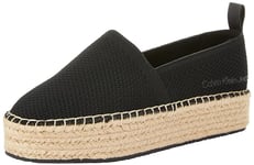 Calvin Klein Jeans Femme Platform Espadrille UC YW0YW01377, Noir (Black), 41 EU