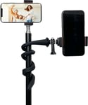 Trépied flexible pour caméra d'action-Accessoire de voyage portable-Mini trépied pour téléphone portable-Support pour iPhone pour filmer-Trépied à selfie pour GoPro,smartphone,lumière vidéo