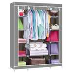 Herzberg - Armoire de rangement - Grande gris HG8009-GRE