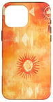 Coque pour iPhone 16 Pro Max Aquarelle orange motif ethnique IT Dead Lights