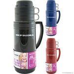 1.8L FLASK HOT COLD TEA DRINK THERMOS CAMPING VACUUM BOTTLE TRAVEL GLASS LINED