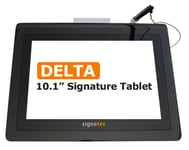 Signotec Delta, 25,6 Cm (10.1"), Tft, 1280 X 800 Pixlar, 216,96 X 135,6 Mm, Svart, 216,96 X 135,6 Mm