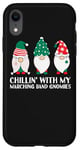 iPhone XR Chilling With My Marching Band Gnomies Funny Gnome Xmas PJs Case