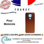 Original Vitre Arrière Back Cover Amber Bronze Pour Motorola Moto E7 Plus