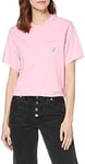 Hurley W Take Me Away Pocket Crew Tee-Shirts Femme Washed Pink FR: L (Taille Fabricant: L)