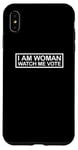 Coque pour iPhone XS Max I'm Woman Watch Me Vote