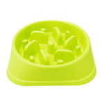 Dog Slow Feeder Bowl, Non Slip Puzzle Bowl - Anti-Gulping Pet Slower Food Feeding Dishes - Interactive Bloat Stop Dog Bowls - Durable Preventing Choking Healthy Design Dogs Bowl (Green)