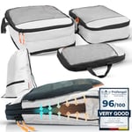 Compression Packing Cubes for Travel - Safe Space with Compression Bags for Travel - Travel and Camping Essentials - Travel Compression Packing cubes - Travel Compression Packing Cubes