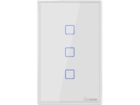 Sonoff T2us3c - 3-Gang Wi-Fi Smart Wall Switch Us - White