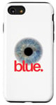 Coque pour iPhone SE (2020) / 7 / 8 Bleu look beaux yeux de glace profonde