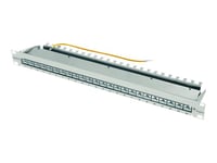 Telegärtner Mpp24-Hs K - Patch-Panel - Cat 6A - Stp - Rj-45 X 24 - Ljusgrå, Ral 7035 - 1U - 19"