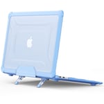 Coque rigide transparente antichoc pour ordinateur portable Apple Macbook Air 13 2018/2020,étui avec fonction de support de déclinaison