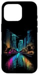 iPhone 16 Pro Miami River Florida USA Urban Trendy Colorful City Souvenir Case