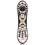 Shabby Chic Striped Rose Vinyl Skin Sticker for Virgin Media TiVo Remote Control