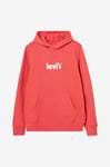 Levi's - Huvtröja LVBLogo Pullover Hoodie - Röd