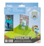 Minecraft Micro Collection Diamond Mine Playset with Figure! (2022, Mattel)