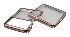 Hardcase Samsung Galaxy Z Flip 3 5G (SM-F711B) (Clear & Rose Gold)