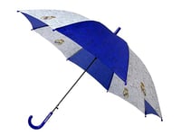 CyP Brands Real Madrid Parapluie pour enfant, diamètre 54 cm, automatique, multicolore, produit officiel, multicolore