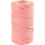 Makramégarn Rosa 4 mm 330 g 1 rulle