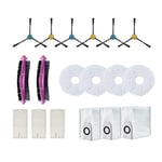 Eureka Kit Complet d'Accessoires pour J12 Ultra Robot Aspirateur Laveur : 6 x Brosses Latérales 2 x Brosses Principales 3 x Filtres HEPA 4 x Serpilillères 3 x Sacs à Poussière