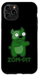 Coque pour iPhone 11 Pro Zom Pit Funny Zombie Pitbull Jeu de mots