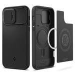 Spigen Optik Armor coque de protection pour téléphones portables 15,5 cm (6.12 ) Housse Noir Apple iPhone 14 Pro - Neuf