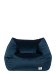 Chelsea Velvet Beanbag 72X75X42 Home Kids Decor Furniture Navy NOBODINOZ