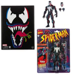 Marvel Legends Series, VENOM Action Figure, 6'' inch Retro Spider Man-Exclusive