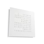 Qlocktwo - Qlocktwo Classic Stainless Steel White Pepper, EN - Klokker - Biegert & Funk - Hvit