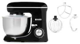 Haden 5L Stand Mixer - 1300W Heavy-Duty Kitchen Mixer with Dough Hook, Whisk & Mixer Blade Attachments, 6-Speed Control, Large Capacity Electric Stand Mixer for Bread, Cakes, and Home Baking