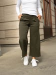 Ichi Kate Wide Pant - Dame - Grønn - XXXL