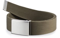 Ladeheid Ceinture en tissu Homme P90 (VertOlive, 180 cm x 4 cm)