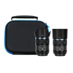 SIRUI Sniper 16mm & 75mm F1.2 APS-C/S35 Lens Kit for Nikon Z (Black, Carbon Fibre)