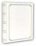 Zep adt3535 Adhesive Photo Album with 100 Pages, White Laminated Paper 35 x 35 cm