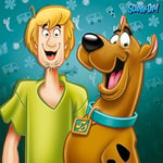 Pyramid International Doo (Shaggy & Scooby) -Canvas Print 40 x 40cm, Wood, Multi-Colour, 40 x 40 x 1.3 cm