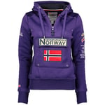 Sweat-shirt Geographical Norway  Sweat sport Gymclass - logo - capuche