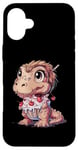 iPhone 16 Plus Milkshake Dinosaur Milk Shake T-Rex Dino Milkshake Case