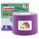 Temtex Tape Classic elastisk tape Til muskler og led farve Purple 1 stk.