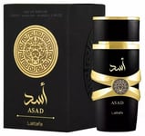 ASAD 100ml by Lattafa Perfume for Men Fragrance Spray Woody Amber Vanilla Scen