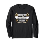 2025 Promoted to Great Grandma Soon to Be Great Grandmother Long Sleeve T-Shirt